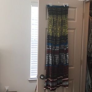 Strapless Summer Maxi Dress